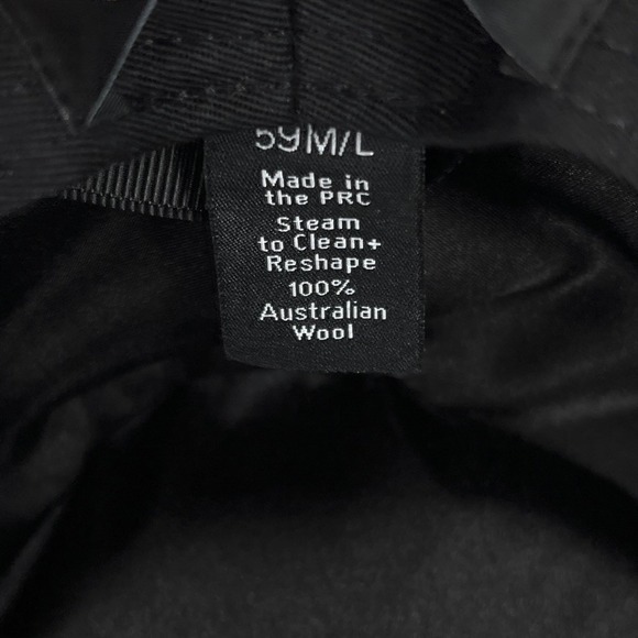 GIGI PIP Monroe Rancher Fedora Hat Womens 59 Large Brown 100% Australian Wool - Picture 15 of 16